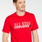 Converse All - Rojo - Camiseta Hombre Converse All - Rojo - Camiseta Hombre