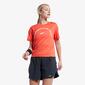 Reebok Graphic - Naranja - Camiseta Running Mujer 