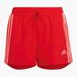 adidas 3 Stripes - Rojo - Pantalón Fitness Chica adidas 3 Stripes - Rojo - Pantalón Fitness Chica
