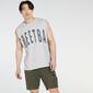 Silver Streetball - Gris - Camiseta Sin Mangas Hombre Silver Streetball - Gris - Camiseta Sin Mangas Hombre