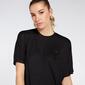 Silver Fit Pink - Preto - T-shirt Mulher 