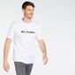 Columbia Basic - Blanco - Camiseta Trekking Hombre 