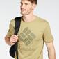 Columbia Basic - Kaki - Camiseta Trekking Hombre Columbia Basic - Kaki - Camiseta Trekking Hombre