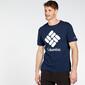 Columbia Basic - Marino - Camiseta Trekking Hombre Columbia Basic - Marino - Camiseta Trekking Hombre