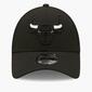 New Era Black Base Snape 9Forty Chicago Bulls - Preto - Boné New Era Black Base Snape 9Forty Chicago Bulls - Preto - Boné