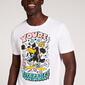 T-shirt Looney Tunes - Branco - T-shirt Homem 