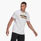 adidas Linear - Blanco - Camiseta Hombre adidas Linear - Blanco - Camiseta Hombre
