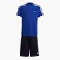adidas 3-Stripes - Azul - Conjunto Rapaz adidas 3-Stripes - Azul - Conjunto Rapaz