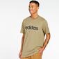 adidas Linear - Kaki - Camiseta Hombre adidas Linear - Kaki - Camiseta Hombre