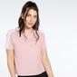 adidas 3 Stripes - Malva - Camiseta Mujer adidas 3 Stripes - Malva - Camiseta Mujer