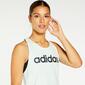 adidas Linear - Verde - Camiseta Tirantes Mujer adidas Linear - Verde - Camiseta Tirantes Mujer