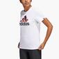 adidas Grafica - Blanco - Camiseta Mujer adidas Grafica - Blanco - Camiseta Mujer