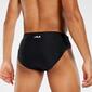 Bañador Natación Fila - Negro - Bañador Slip Hombre Bañador Natación Fila - Negro - Bañador Slip Hombre