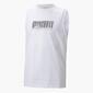 Puma Active Sport - Blanco - Camiseta Sin Mangas Chico 