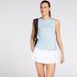 Fila Tenis - Celeste - Camiseta Tenis Mujer Fila Tenis - Celeste - Camiseta Tenis Mujer