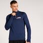 Camisola Fila - Azul - Camisola Running Homem Camisola Fila - Azul - Camisola Running Homem