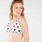 Top Bikini Triángulo Mickey - Blanco - Parte De Arriba Disney Top Bikini Triángulo Mickey - Blanco - Parte De Arriba Disney