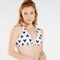 Top Bikini Triángulo Mickey - Blanco - Parte De Arriba Disney Top Bikini Triángulo Mickey - Blanco - Parte De Arriba Disney