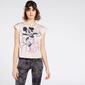 Camiseta Mickey - Blanco - Camiseta Mujer Disney Camiseta Mickey - Blanco - Camiseta Mujer Disney