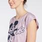 Camiseta Mickey - Malva - Camiseta Mujer Disney Camiseta Mickey - Malva - Camiseta Mujer Disney