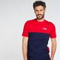 Fila Clinton - Rojo - Camiseta Hombre Fila Clinton - Rojo - Camiseta Hombre