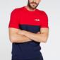 Fila Clinton - Rojo - Camiseta Hombre Fila Clinton - Rojo - Camiseta Hombre