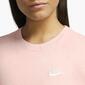 Nike Small Logo - Rosa - T-shirt Mulher 