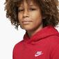 Sudadera Nike - Rojo - Sudadera Capucha Chico Sudadera Nike - Rojo - Sudadera Capucha Chico