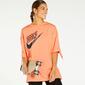 Nike Clublogo - Laranja - T-shirt Mulher 