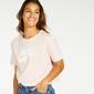 Nike Clublogo - Rosa - Camiseta Crop Mujer 