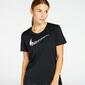 Nike Swoosh Run - Preto - T-shirt Running Mulher 