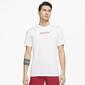 Nike Pro - Branco - T-shirt Running Homem 