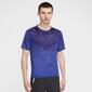 Nike Dri-FIT - Azul - Camiseta Running Hombre 