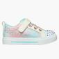 Skechers Twinkle - Blanco - Zapatillas Velcro Niña Skechers Twinkle - Blanco - Zapatillas Velcro Niña