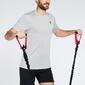 Skechers On The Road - Gris - Camiseta Running Hombre Skechers On The Road - Gris - Camiseta Running Hombre