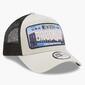 New Era License Plate Trucker - Bege - Boné Homem New Era License Plate Trucker - Bege - Boné Homem