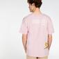 Camiseta Snoopy - Rosa - Camiseta Hombre Peanuts Camiseta Snoopy - Rosa - Camiseta Hombre Peanuts