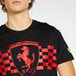 Puma Ferrari - Preto - T-shirt Homem 