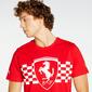 Puma Ferrari - Vermelho - T-shirt Homem 