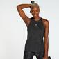 Reebok Workout - Negro - Camiseta Fitness Mujer 