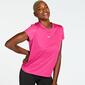 Reebok Workout - Rosa - Camiseta Fitness Mujer 