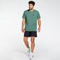 Camiseta Running adidas - Verde - Camiseta Hombre 