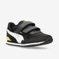 Puma St Runner V3 - Negro - Zapatillas Velcro Niño Puma St Runner V3 - Negro - Zapatillas Velcro Niño
