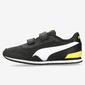 Puma St Runner V3 - Negro - Zapatillas Velcro Niño Puma St Runner V3 - Negro - Zapatillas Velcro Niño