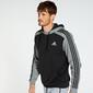 adidas Essentials Mélange - Negro - Sudadera Capucha Hombre adidas Essentials Mélange - Negro - Sudadera Capucha Hombre