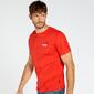 Puma Essentials+ - Roja - Camiseta Hombre 
