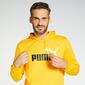 Puma Ess Big Logo - Amarelo - Sweatshirt Homem 