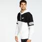 Puma Colorblock - Blanco - Sudadera Capucha Hombre Puma Colorblock - Blanco - Sudadera Capucha Hombre