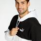 Puma Colorblock - Blanco - Sudadera Capucha Hombre Puma Colorblock - Blanco - Sudadera Capucha Hombre