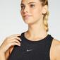 Camiseta Fitness Nike - Negro - Camiseta Sin Mangas Mujer 